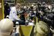 Denver Broncos' Peyton Manning answers a question during Opening Night for the NFL Super Bowl 50 football game Monday, Feb. 1, 2016, in San Jose, Calif. (AP Photo/Jeff Chiu)