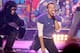 Chris Martin of Coldplay performs at the American Music Awards at the Microsoft Theater on Sunday, Nov. 22, 2015, in Los Angeles. (Photo by Matt Sayles/Invision/AP)