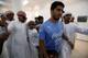 Uruguayan football player Luis Suarez (C) is surrounded by Omani fans following a training session on October 12, 2014, at Buraimi sports stadium in Oman, on on the eve of their friendly match against Oman. AFP PHOTO/MOHAMMED MAHJOUB (Photo credit should read MOHAMMED MAHJOUB/AFP/Getty Images)