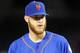 WASHINGTON, DC - SEPTEMBER 25: Zack Wheeler #45 of the New York Mets pitches during game two of a baseball doubleheader against the Washington Nationals on September 25, 2014 at Nationals Park in Washington, DC. The Nationals won 3-0. (Photo by Mitchell Layton/Getty Images)