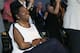 Wanda Pratt, Kevin Durant's mother, receives a standing ovation during a news conference as Durant gives his acceptance speech for winning 2013-14 Kia NBA Basketball Most Value Player Award in Oklahoma City, Tuesday, May 6, 2014. (AP Photo/Sue Ogrocki)