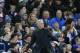 Chelsea manager Jose Mourinho gestures during the Champions League group G soccer match between Chelsea and FC Porto at Stamford Bridge stadium in London, Wednesday, Dec. 9, 2015.(AP Photo/Frank Augstein)
