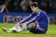 Chelsea's Oscar sits on the pitch during the English Premier League soccer match between Watford and Chelsea at the Vicarage Road stadium in London, Wednesday, Feb. 3, 2016.(AP Photo/Frank Augstein)