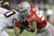 Ohio State defensive lineman Joey Bosa plays against Minnesota during an NCAA college football game Saturday, Nov. 7, 2015, in Columbus, Ohio. (AP Photo/Jay LaPrete)