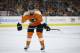 Philadelphia Flyers' Sean Couturier in action during an NHL hockey game against the Montreal Canadiens, Tuesday, Feb. 2, 2016, in Philadelphia. (AP Photo/Matt Slocum)