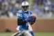 Detroit Lions wide receiver Titus Young (16) runs the ball after making a reception against the Green Bay Packers in the second half of an NFL football game at Ford Field in Detroit, Sunday, Nov. 18, 2012. (AP Photo/Rick Osentoski)