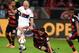 Leverkusen's midfielder Hakan Calhanoglu and Bayern Munich's Dutch midfielder Arjen Robben vie for the ball during the German first division Bundesliga football match of Bayer 04 Leverkusen v Bayern Munich in Leverkusen, western Germany, on February 6, 2016. / AFP / PATRIK STOLLARZ / RESTRICTIONS: DURING MATCH TIME: DFL RULES TO LIMIT THE ONLINE USAGE TO 15 PICTURES PER MATCH AND FORBID IMAGE SEQUENCES TO SIMULATE VIDEO. == RESTRICTED TO EDITORIAL USE == FOR FURTHER QUERIES PLEASE CONTACT DFL DIRECTLY AT + 49 69 650050
(Photo credit should read PATRIK STOLLARZ/AFP/Getty Images)