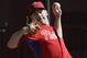 Philadelphia Phillies starting pitcher Cliff Lee throws during a spring training baseball workout, Thursday, Feb. 19, 2015, in Clearwater, Fla. (AP Photo/Lynne Sladky)