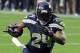 Seattle Seahawks running back Marshawn Lynch (24) carries the ball during the first half of NFL Super Bowl XLIX football game against the New England Patriots on Sunday, Feb. 1, 2015, in Glendale, Ariz. (AP Photo/Elise Amendola)