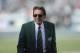 Joe Namath walks on the field during the first half of an NFL football game between the New York Jets and the Miami Dolphins Sunday, Nov. 29, 2015, in East Rutherford, N.J. (AP Photo/Bill Kostroun)