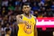 CLEVELAND, OH - JANUARY 18: Festus Ezeli #31 of the Golden State Warriors yells to his team during the first half against the Cleveland Cavaliers at Quicken Loans Arena on January 18, 2016 in Cleveland, Ohio. NOTE TO USER: User expressly acknowledges and agrees that, by downloading and/or using this photograph, user is consenting to the terms and conditions of the Getty Images License Agreement. Mandatory copyright notice. (Photo by Jason Miller/Getty Images)