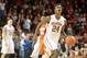 Feb 8, 2016; Norman, OK, USA; Oklahoma Sooners guard Buddy Hield (24) reacts after intercepting an inbounds pass to seal the victory against the Texas Longhorns. The Sooners defeated the Longhorns 63-60 at Lloyd Noble Center. Mandatory Credit: Mark D. Smith-USA TODAY Sports