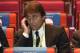 Italy's coach Antonio Conte talks on his mobile phone before the start of the final draw of the UEFA Euro 2016 football tournament in Paris on December 12, 2015. AFP PHOTO / LIONEL BONAVENTURE / AFP / LIONEL BONAVENTURE (Photo credit should read LIONEL BONAVENTURE/AFP/Getty Images)