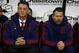 DERBY, ENGLAND - JANUARY 29: Louis van Gaal manager of Manchester United (L) and assistant coach Ryan Giggs (R) look on prior to during the Emirates FA Cup fourth round match between Derby County and Manchester United at iPro Stadium on January 29, 2016 in Derby, England. (Photo by Clive Mason/Getty Images)