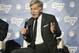St. Louis Rams owner Stan Kroenke takes questions from the media at a news conference at The Forum in Inglewood, Calif., on Friday, Jan. 15, 2016. The Rams are returning to play in 2016 in the Los Angeles area at a new stadium to be built on a site near The Forum. (AP Photo/Nick Ut)