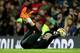 MANCHESTER, ENGLAND - JANUARY 11: Victor Valdes of Manchester United takes part in the warm-up before the Barclays Premier League match between Manchester United and Southampton at Old Trafford on January 11, 2015 in Manchester, England. (Photo by Clive Mason/Getty Images)