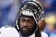 INDIANAPOLIS, IN - OCTOBER 25: Dannell Ellerbe #59 of the New Orleans Saints looks on against the Indianapolis Colts during a game at Lucas Oil Stadium on October 25, 2015 in Indianapolis, Indiana. The Saints defeated the Colts 27-21. (Photo by Joe Robbins/Getty Images)
