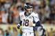 Denver Broncos’ Peyton Manning #18 in action against the Carolina Panthers during the NFL Super Bowl 50 football game Sunday, Feb. 7, 2016, in Santa Clara, Calif. (AP Photo/Gregory Payan)