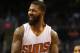 Phoenix Suns forward Markieff Morris (11) in the third quarter during an NBA basketball game against the Utah Jazz, Saturday, Feb. 6, 2016, in Phoenix. The Jazz defeated the Suns 98-89. (AP Photo/Rick Scuteri)