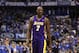 Los Angeles Lakers forward Lamar Odom (7) during Game 4 of a second-round NBA playoff basketball series against the Dallas Mavericks, Sunday, May 8, 2011, in Dallas. The Mavericks won 122-86. (AP Photo/Tony Gutierrez)