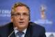 FILE - In this Friday, July 24, 2015 file photo, FIFA Secretary General Jerome Valcke attends a press conference near Constantine (Konstantinovsky) Palace in St. Petersburg, Russia, on the eve of the Preliminary draw for the 2018 World Cup in Russia. FIFA says it suspended secretary general Jerome Valcke with immediate effect, Thursday Sept. 17, 2015 hours after he was the subject of allegations over a deal for 2014 World Cup ticket sales. (AP Photo/Dmitry Lovetsky, File)