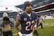 Jan 3, 2016; Chicago, IL, USA; Chicago Bears running back Matt Forte (22) runs off the field after the NFL game against the Detroit Lions at Soldier Field. The Lions won 24-20. Mandatory Credit: Kamil Krzaczynski-USA TODAY Sports