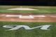MILWAUKEE, WI - JULY 18: A view of the Brewers logo painted on the field during the game between the St. Louis Cardinals and Milwaukee Brewers at Miller Park on July 18, 2012 in Milwaukee, Wisconsin. (Photo by Mike McGinnis/Getty Images)