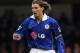 19 Jan 2002: Robbie Savage of Leicester City runs with the ball during the FA Barclaycard Premiership match against Newcastle United played at Filbert Street, in Leicester, England. The match ended in a 0-0 draw. DIGITAL IMAGE.Mandatory Credit: Stu Forster/Getty Images