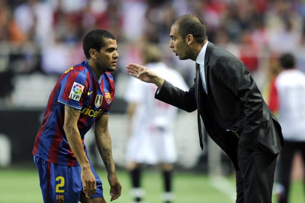 Image result for dani alves pep guardiola