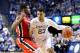 Feb 13, 2016; Columbia, SC, USA; Kentucky Wildcats guard Jamal Murray (23) shoots against South Carolina Gamecocks at Colonial Life Arena. Mandatory Credit: Jim Dedmon-USA TODAY Sports