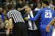 Feb 13, 2016; Columbia, SC, USA; Kentucky Wildcats head coach John Calipari gets called for a technical foul early in the game between the South Carolina Gamecocks and the Kentucky Wildcats at Colonial Life Arena. Mandatory Credit: Jim Dedmon-USA TODAY Sports