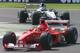 Michael Schumacher (foreground) and Mike Hakkinen combined for 111 wins in their F1 careers.