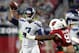 Seattle Seahawks quarterback Tarvaris Jackson (7) throws against the Arizona Cardinals during the second half of an NFL football game, Sunday, Jan. 3, 2016, in Glendale, Ariz. (AP Photo/Rick Scuteri)