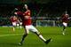 DERBY, ENGLAND - JANUARY 29: Juan Mata of Manchester United celebrates as he scores their third goal during the Emirates FA Cup fourth round match between Derby County and Manchester United at Pride Park Stadium on January 29, 2016 in Derby, England. (Photo by Clive Mason/Getty Images)