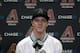 PHOENIX, AZ - DECEMBER 11: Free agent aquisition Zack Greinke of the Arizona Diamondbacks speaks during a press conference at Chase Field on December 11, 2015 in Phoenix, Arizona. (Photo by Ralph Freso/Getty Images)