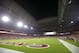 The roof to University of Phoenix Stadium is open during the first half of an NFL football game between the Cincinnati Bengals and the Arizona Cardinals, Sunday, Nov. 22, 2015, in Glendale, Ariz. (AP Photo/Ross D. Franklin)