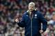 LONDON, ENGLAND - FEBRUARY 14: Arsene Wenger the manager of Arsenal during the Barclays Premier League match between Arsenal and Leicester City at the Emirates Stadium February 14, 2016 in London, England. (Photo by Ross Kinnaird/Getty Images)