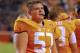 Tennessee offensive lineman Mack Crowder (57) during the second half of an NCAA college football game against Western Carolina Saturday, Sept. 19, 2015 in Knoxville, Tenn. Tennessee won 55-10. (AP Photo/Wade Payne)