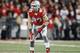 Ohio State lineman Joey Bosa is seen during an NCAA college football game against Minnesota Saturday, Nov. 7, 2015, in Columbus, Ohio. Ohio State beat Minnesota 28-14. (AP Photo/Paul Vernon)