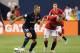 CHICAGO, IL - JULY 29: Zlatan Ibrahimovic of PSG and Wayne Rooney of Manchester United in action during the International Champions Cup 2015 game between Manchester United and Paris Saint-Germain at Soldier Field on July 29, 2015 in Chicago, Illinois. (Photo by Jean Catuffe/Getty Images)