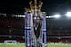 LONDON, ENGLAND - DECEMBER 21: The Barclays Premier League Trophy is displayed prior to the Barclays Premier League match between Arsenal and Manchester City at Emirates Stadium on December 21, 2015 in London, England. (Photo by Michael Regan/Getty Images)
