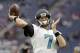 Jacksonville Jaguars quarterback Chad Henne (7) throws before an NFL football game against the Houston Texans, Sunday, Jan. 3, 2016, in Houston. (AP Photo/David J. Phillip)