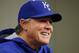 Kansas City Royals manager Ned Yost talks during a news conference before Game 3 of the Major League Baseball World Series against the New York Mets Friday, Oct. 30, 2015, in New York. (AP Photo/Frank Franklin II)