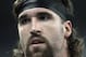 Minnesota Vikings defensive end Jared Allen is shown against the Detroit Lions in the second quarter of an NFL football game in Detroit, Sunday, Sept. 20, 2009. (AP Photo/Paul Sancya)