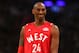TORONTO, ON - FEBRUARY 14: Kobe Bryant #24 of the Los Angeles Lakers and the Western Conference smiles in the first half against the Eastern Conference during the NBA All-Star Game 2016 at the Air Canada Centre on February 14, 2016 in Toronto, Ontario. NOTE TO USER: User expressly acknowledges and agrees that, by downloading and/or using this Photograph, user is consenting to the terms and conditions of the Getty Images License Agreement. (Photo by Elsa/Getty Images)