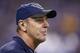 INDIANAPOLIS, IN - JANUARY 3: Head coach Mike Mularkey of the Tennessee Titans looks on during the game against the Indianapolis Colts at Lucas Oil Stadium on January 3, 2016 in Indianapolis, Indiana. The Colts defeated the Titans 30-24. (Photo by Joe Robbins/Getty Images)