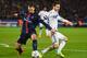 PARIS, FRANCE - FEBRUARY 16: Cesc Fabregas of Chelsea battles with Zlatan Ibrahimovic of Paris Saint-Germain during the UEFA Champions League round of 16 first leg match between Paris Saint-Germain and Chelsea at Parc des Princes on February 16, 2016 in Paris, France. (Photo by Mike Hewitt/Getty Images)