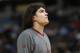 Cleveland Cavaliers forward Anderson Varejao (17) in the first half of an NBA basketball game Tuesday, Dec. 29, 2015, in Denver. (AP Photo/David Zalubowski)