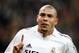 Madrid, SPAIN: Real Madrid's Brazilian striker Ronaldo celebrate after scoring against Getafe during the Spanish League football match at the Santiago Bernabeu stadium in Madrid, 03 December 2005. AFP PHOTO/ Pedro ARMESTRE (Photo credit should read PEDRO ARMESTRE/AFP/Getty Images)