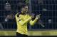 Dortmund's Pierre-Emerick Aubameyang celebrates after scoring his second goal during the German Bundesliga soccer match between Borussia Dortmund and FC Ingolstadt in Dortmund, Germany, Saturday, Jan. 30, 2016. (AP Photo/Martin Meissner)